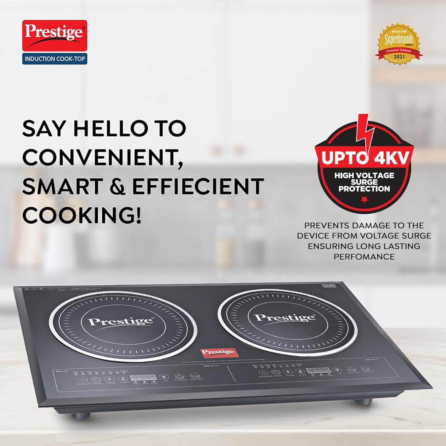 Prestige PDIC 3.0 Double Induction Cooktop 3200W